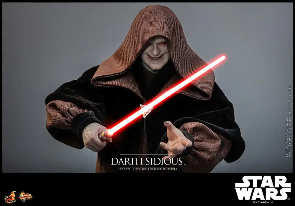 Star Wars Movie Masterpiece Akční figurka 1/6 Darth Sidious 29 cm fotografii produktu