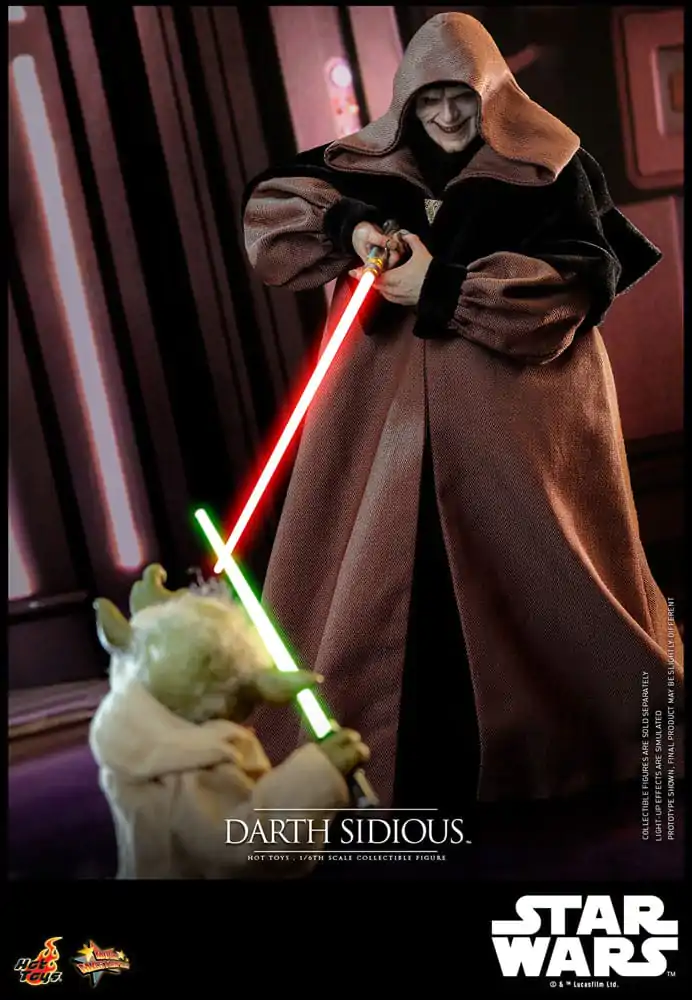 Star Wars Movie Masterpiece Akční figurka 1/6 Darth Sidious 29 cm fotografii produktu
