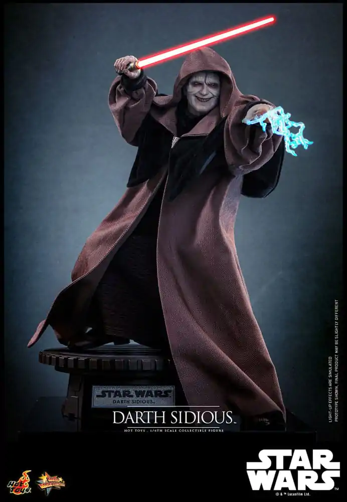 Star Wars Movie Masterpiece Akční figurka 1/6 Darth Sidious 29 cm fotografii produktu