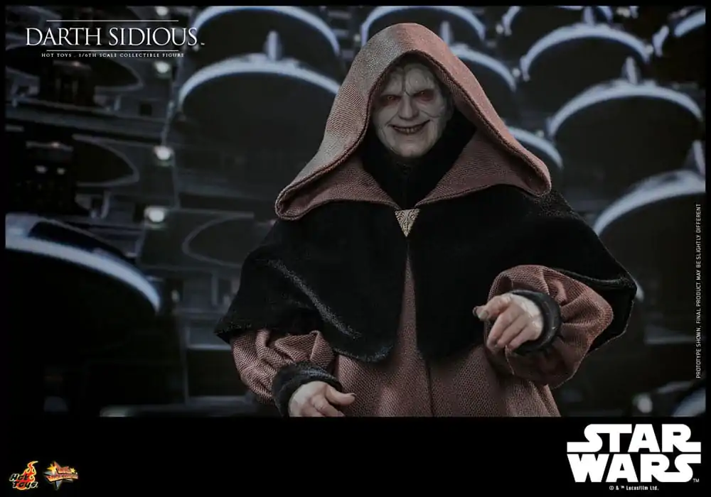 Star Wars Movie Masterpiece Akční figurka 1/6 Darth Sidious 29 cm fotografii produktu