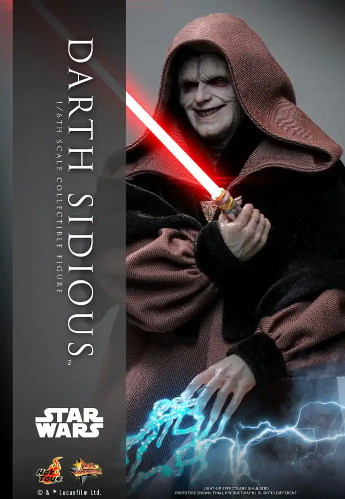 Star Wars Movie Masterpiece Akční figurka 1/6 Darth Sidious 29 cm fotografii produktu