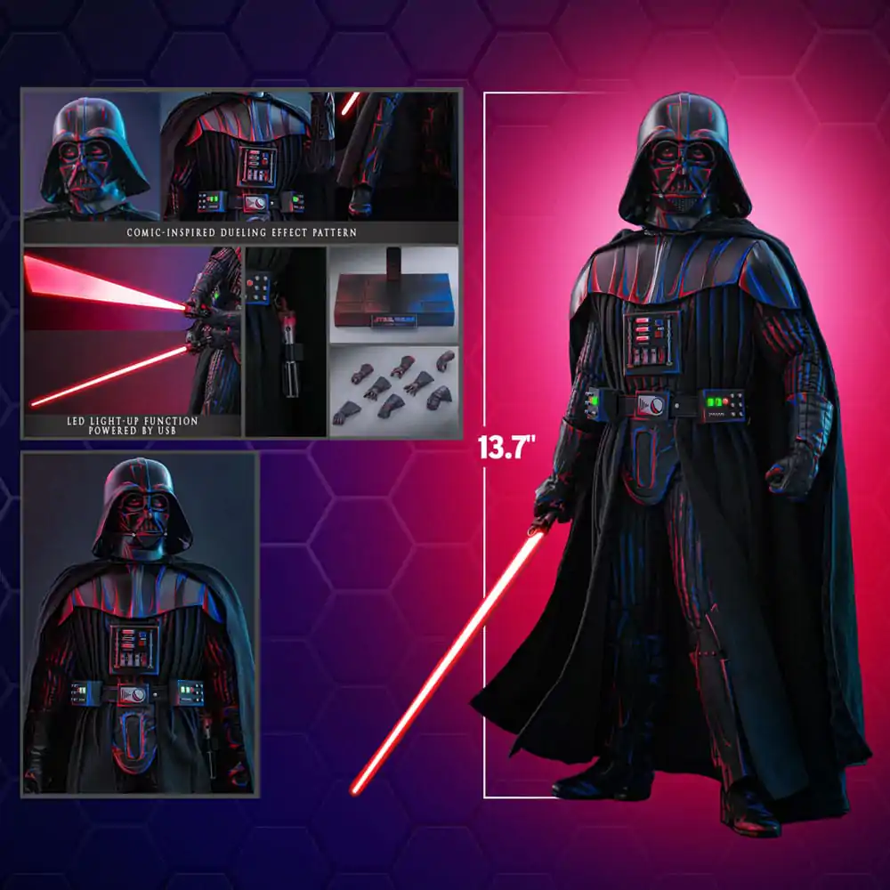 Star Wars Movie Masterpiece Akční figurka 1/6 Darth Vader (Dueling Effect Version) Hot Toys Exclusive 35 cm fotografii produktu