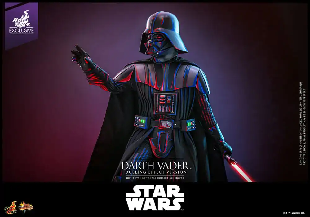 Star Wars Movie Masterpiece Akční figurka 1/6 Darth Vader (Dueling Effect Version) Hot Toys Exclusive 35 cm fotografii produktu