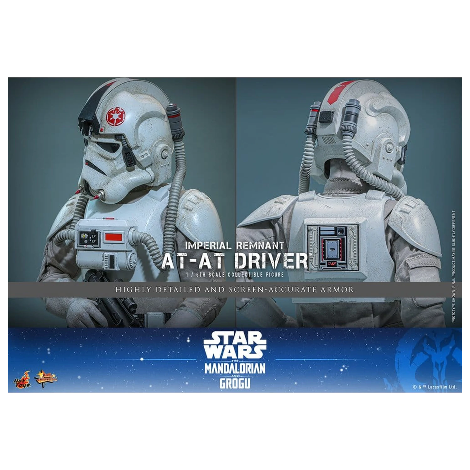 Star Wars Movie Masterpiece Akční figurka 1/6 Imperial Remnant AT-AT Driver 30 cm fotografii produktu