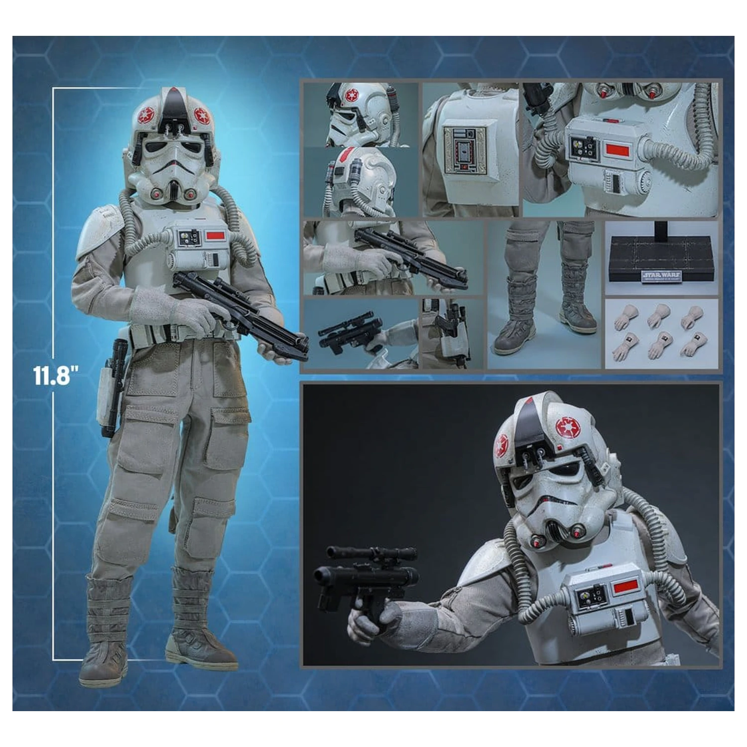 Star Wars Movie Masterpiece Akční figurka 1/6 Imperial Remnant AT-AT Driver 30 cm fotografii produktu