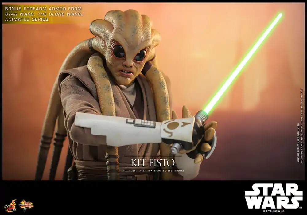 Star Wars Movie Masterpiece akční figurka 1/6 Kit Fisto 32 cm fotografii produktu