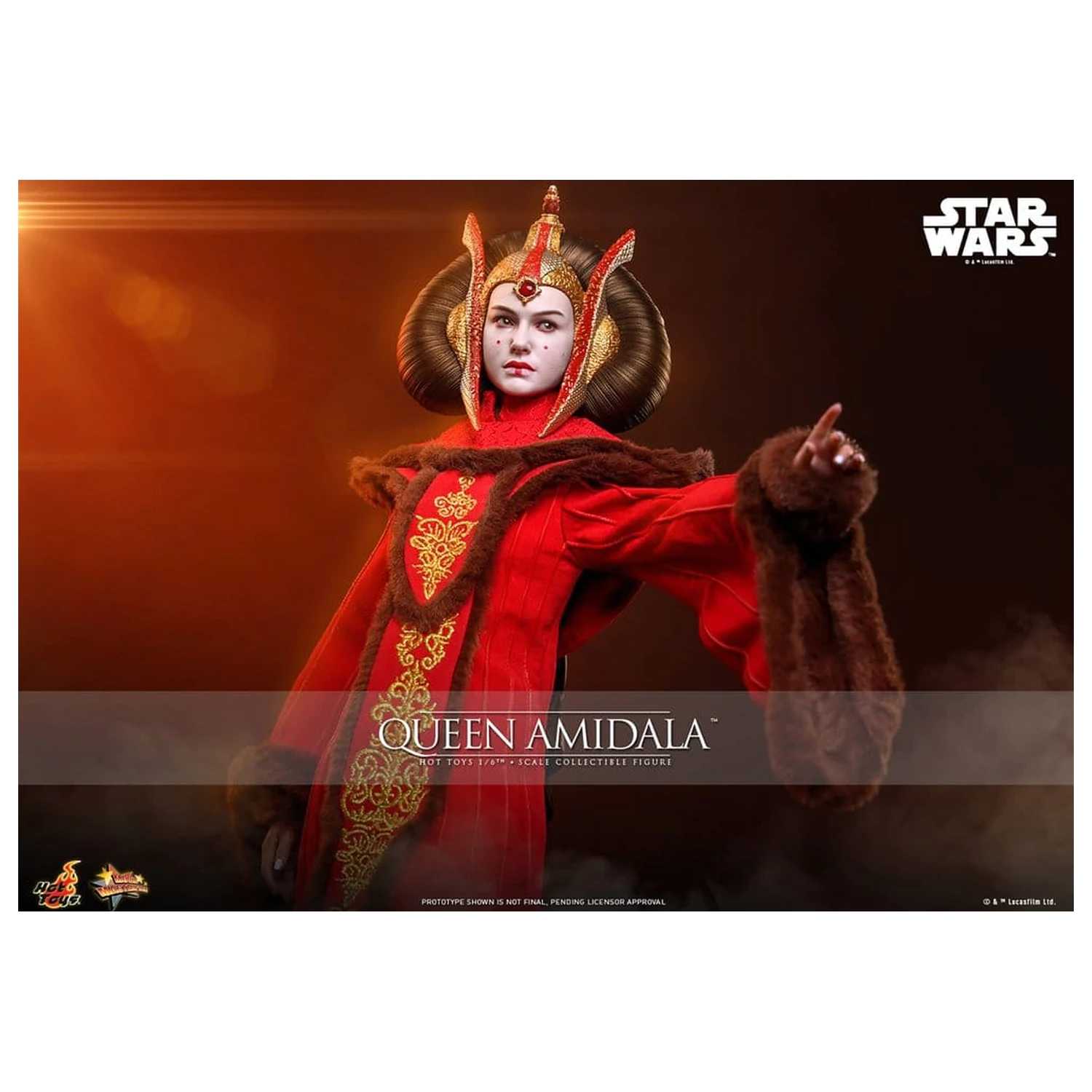 Star Wars Movie Masterpiece Akční figurka 1/6 Queen Amidala 28 cm fotografii produktu