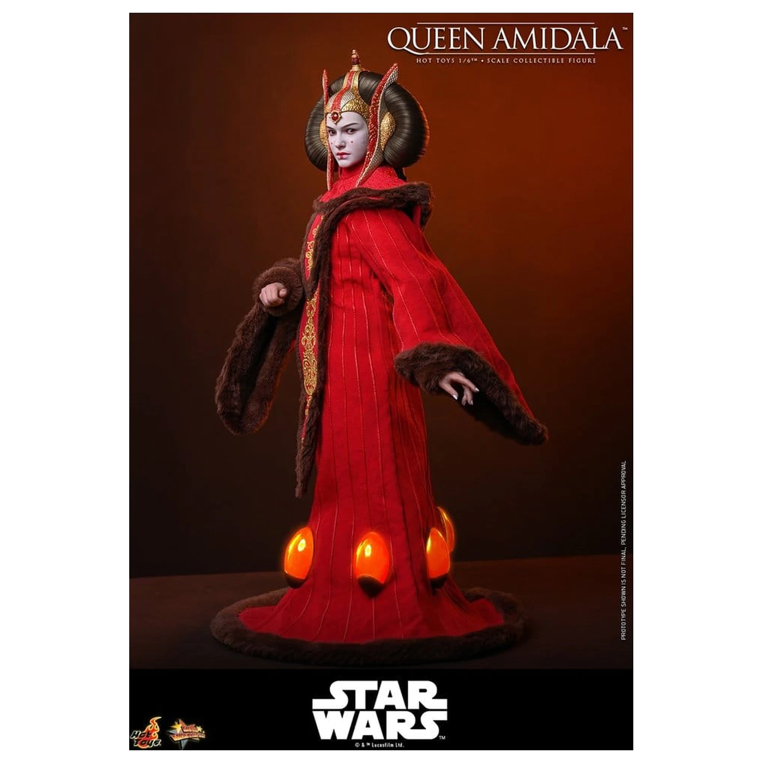 Star Wars Movie Masterpiece Akční figurka 1/6 Queen Amidala 28 cm fotografii produktu