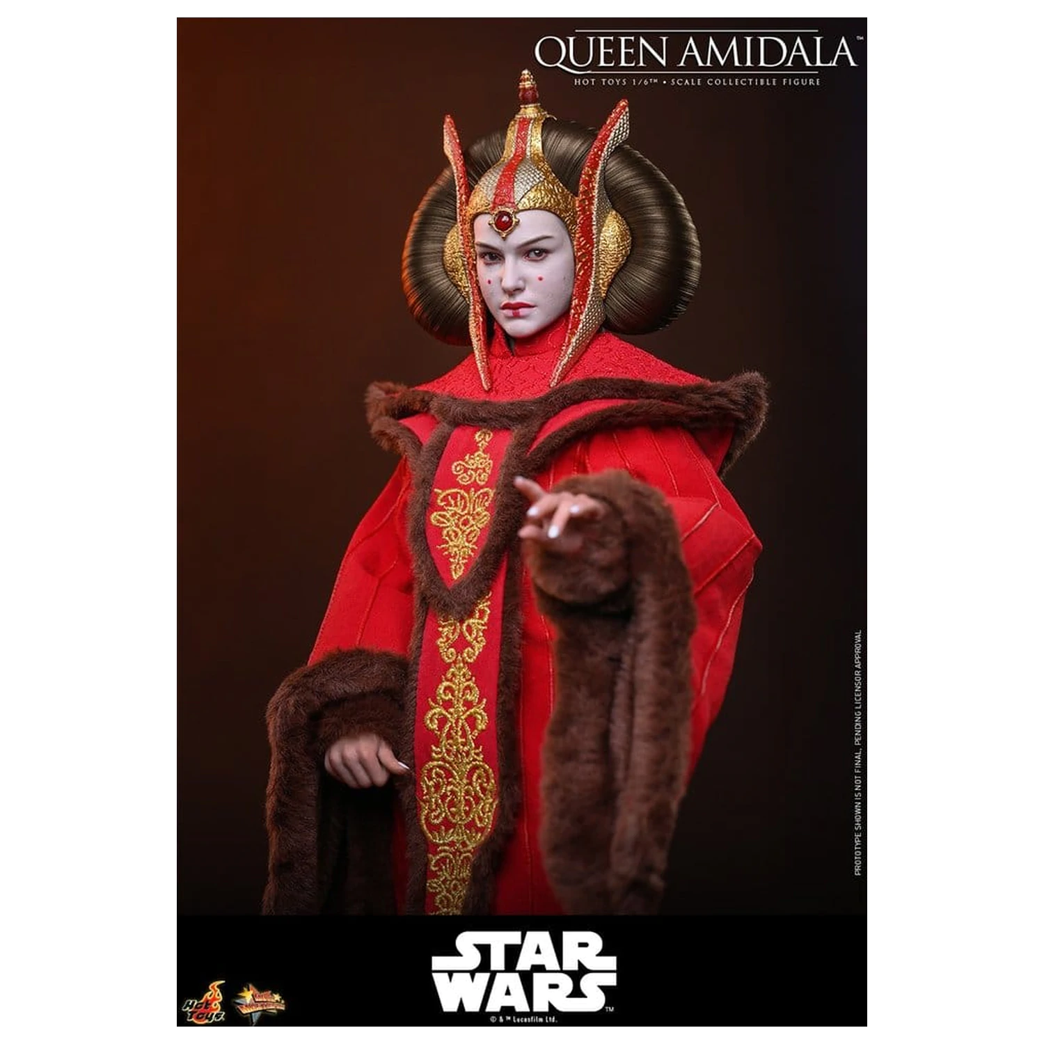 Star Wars Movie Masterpiece Akční figurka 1/6 Queen Amidala 28 cm fotografii produktu