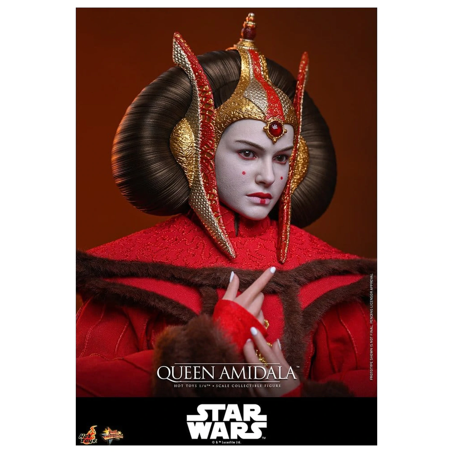 Star Wars Movie Masterpiece Akční figurka 1/6 Queen Amidala 28 cm fotografii produktu