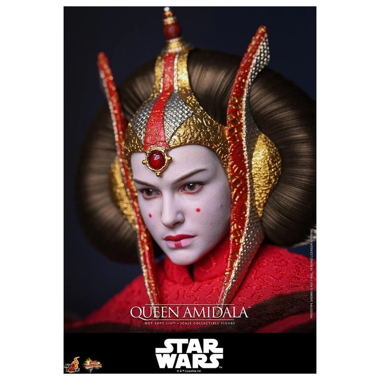 Star Wars Movie Masterpiece Akční figurka 1/6 Queen Amidala 28 cm fotografii produktu
