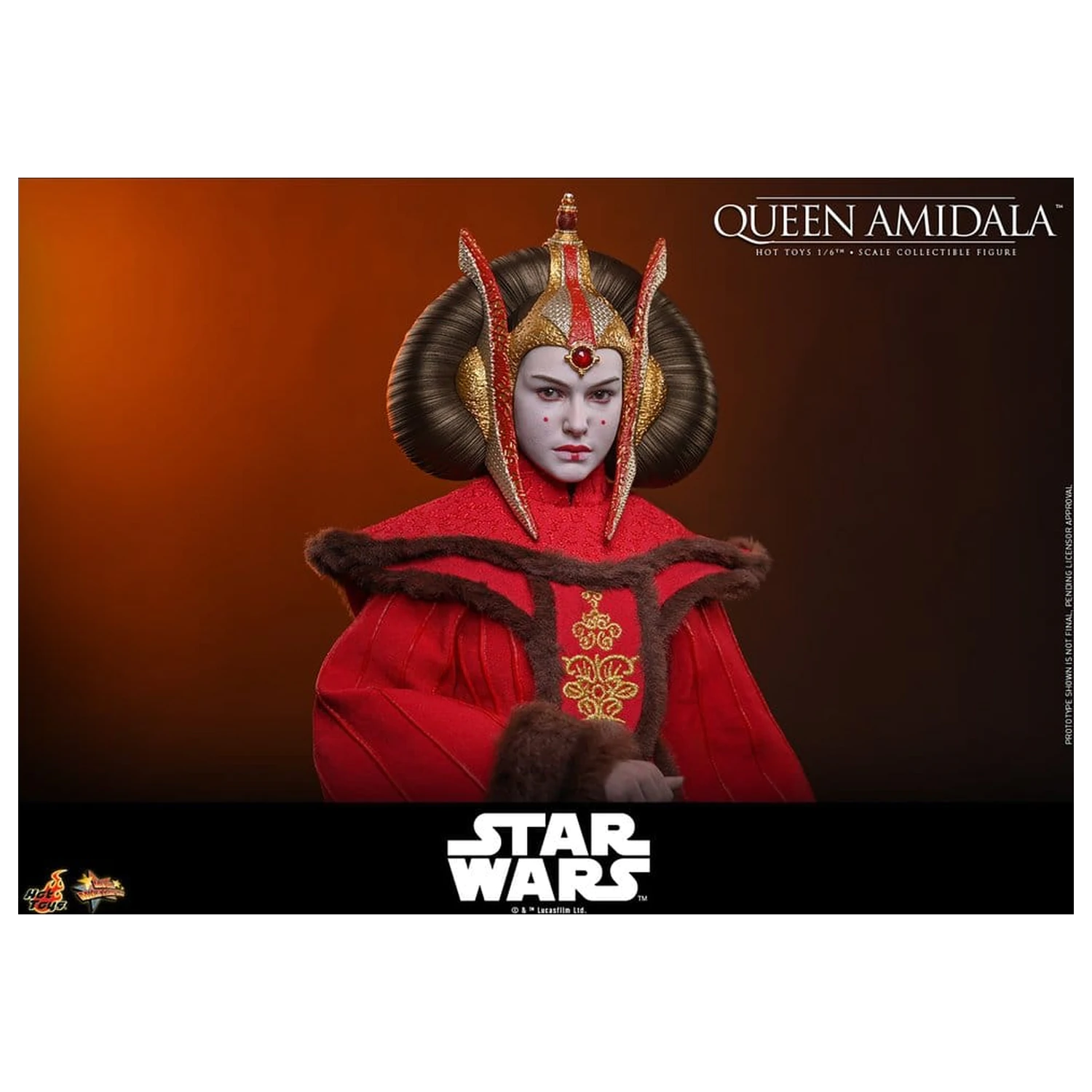 Star Wars Movie Masterpiece Akční figurka 1/6 Queen Amidala 28 cm fotografii produktu