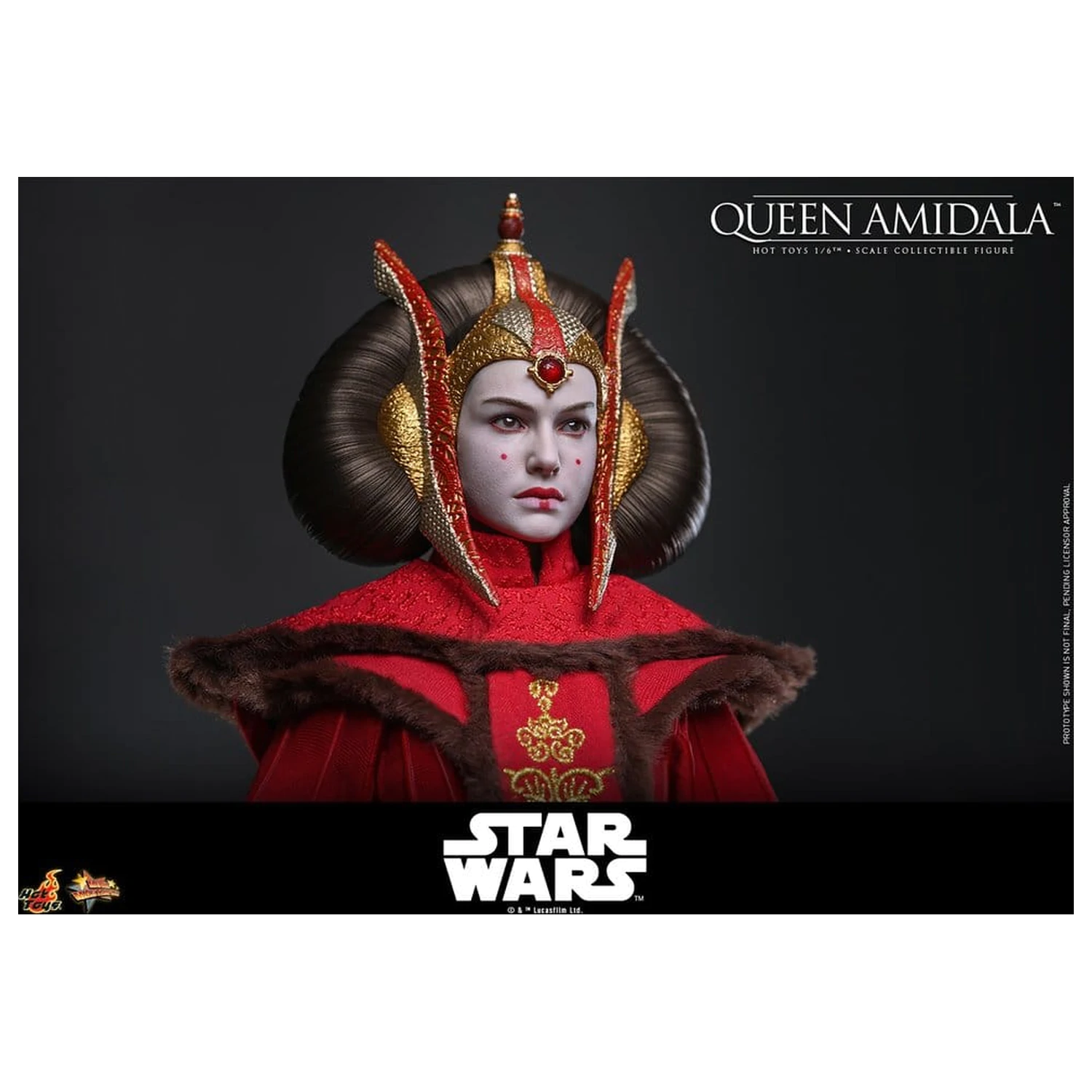 Star Wars Movie Masterpiece Akční figurka 1/6 Queen Amidala 28 cm fotografii produktu
