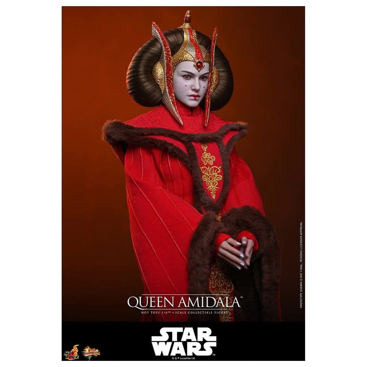 Star Wars Movie Masterpiece Akční figurka 1/6 Queen Amidala 28 cm fotografii produktu