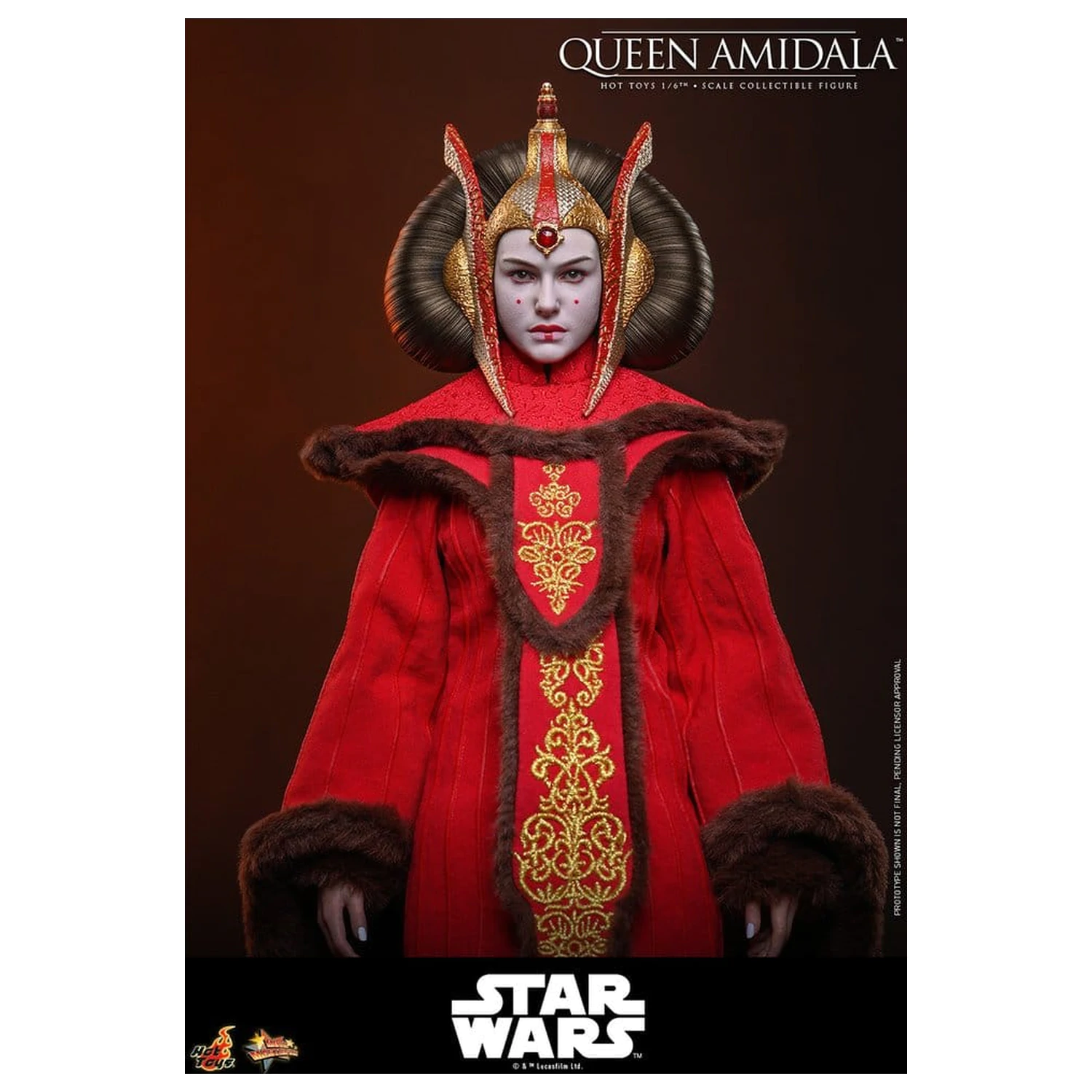 Star Wars Movie Masterpiece Akční figurka 1/6 Queen Amidala 28 cm fotografii produktu