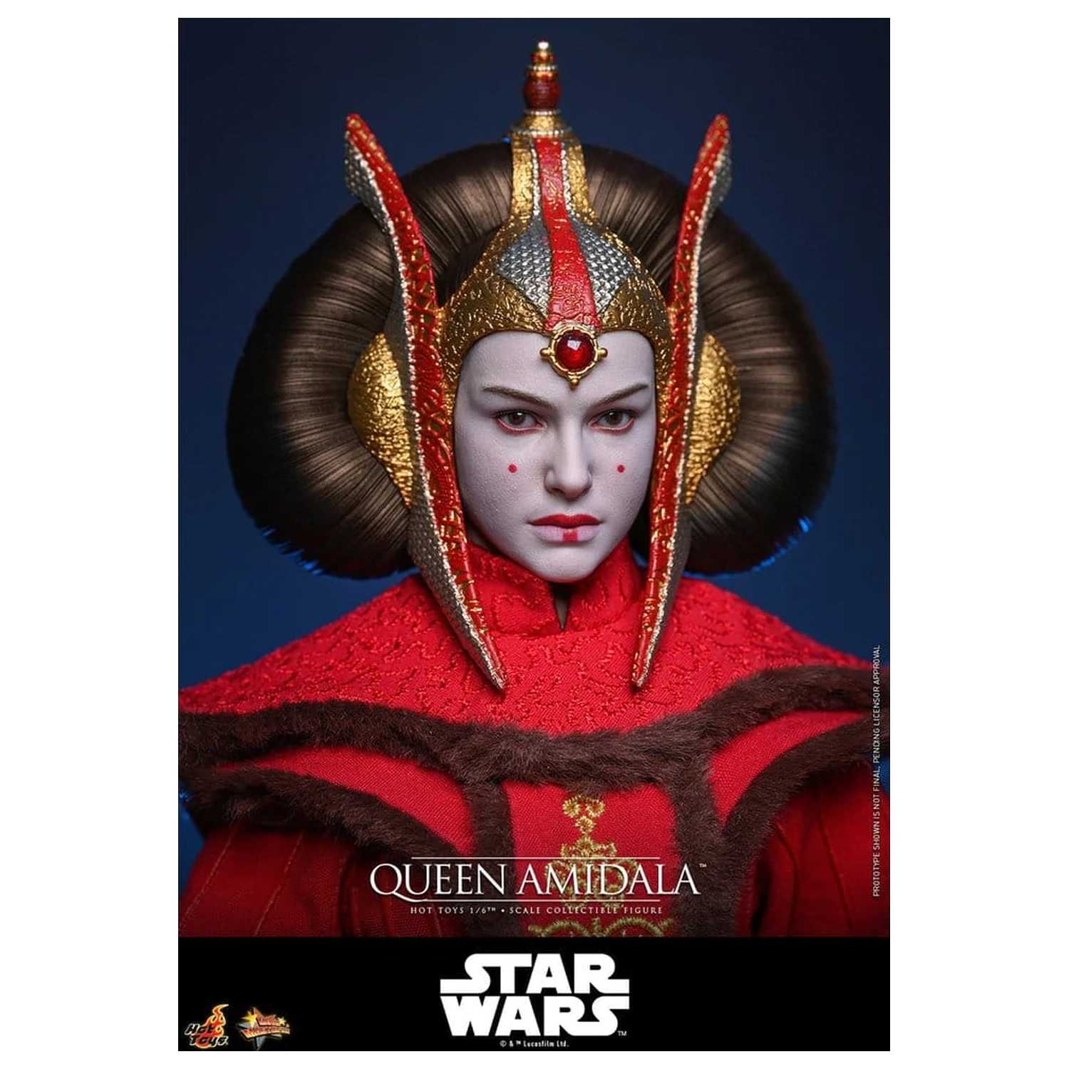 Star Wars Movie Masterpiece Akční figurka 1/6 Queen Amidala 28 cm fotografii produktu