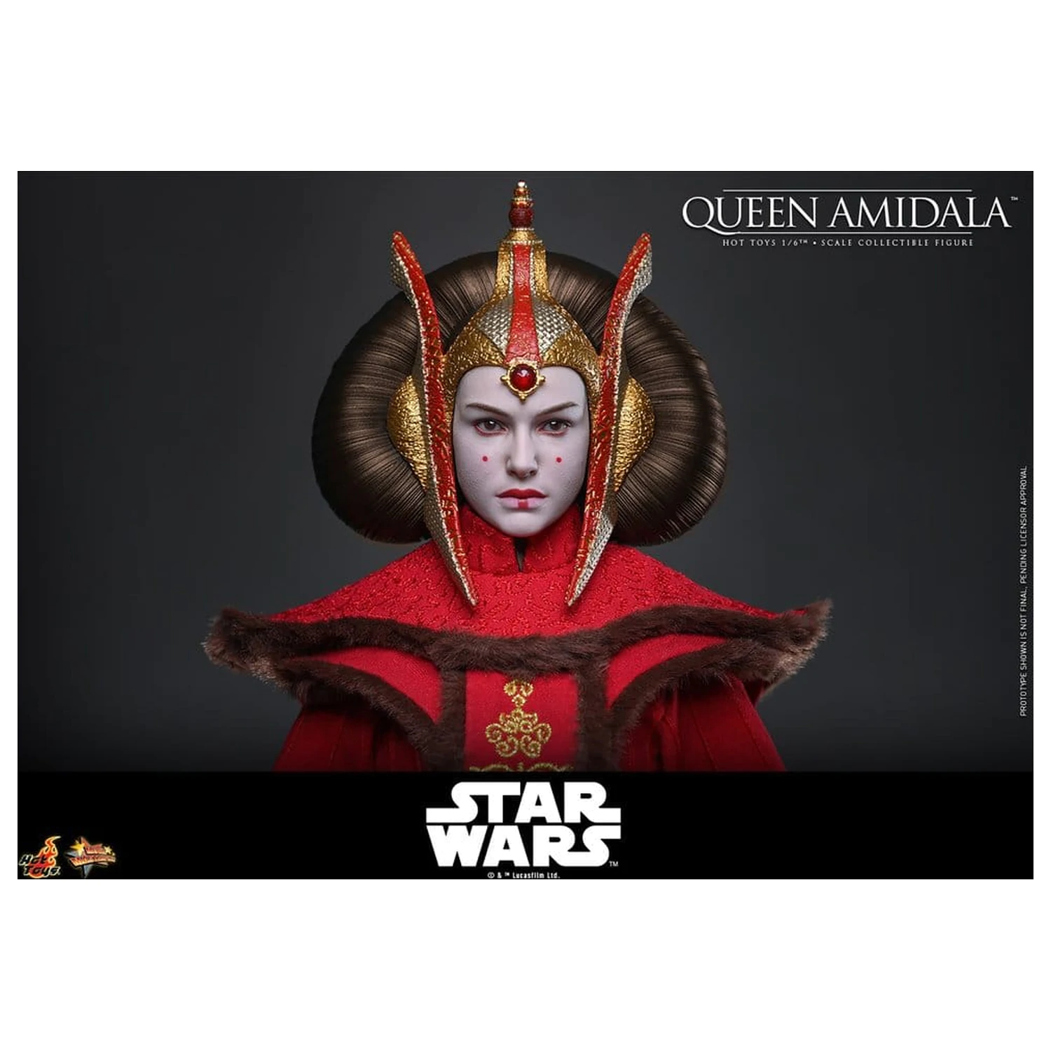 Star Wars Movie Masterpiece Akční figurka 1/6 Queen Amidala 28 cm fotografii produktu