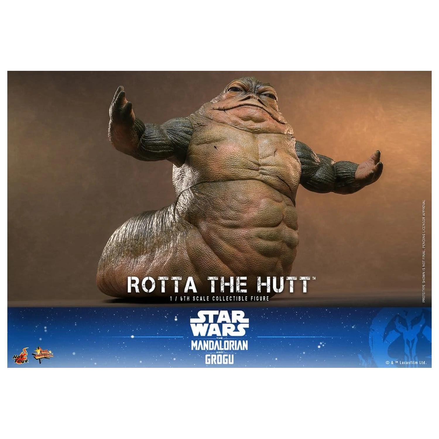 Star Wars Movie Masterpiece Akční figurka 1/6 Rotta The Hutt 32 cm fotografii produktu