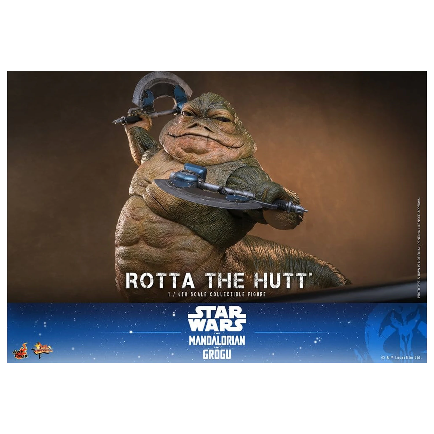 Star Wars Movie Masterpiece Akční figurka 1/6 Rotta The Hutt 32 cm fotografii produktu