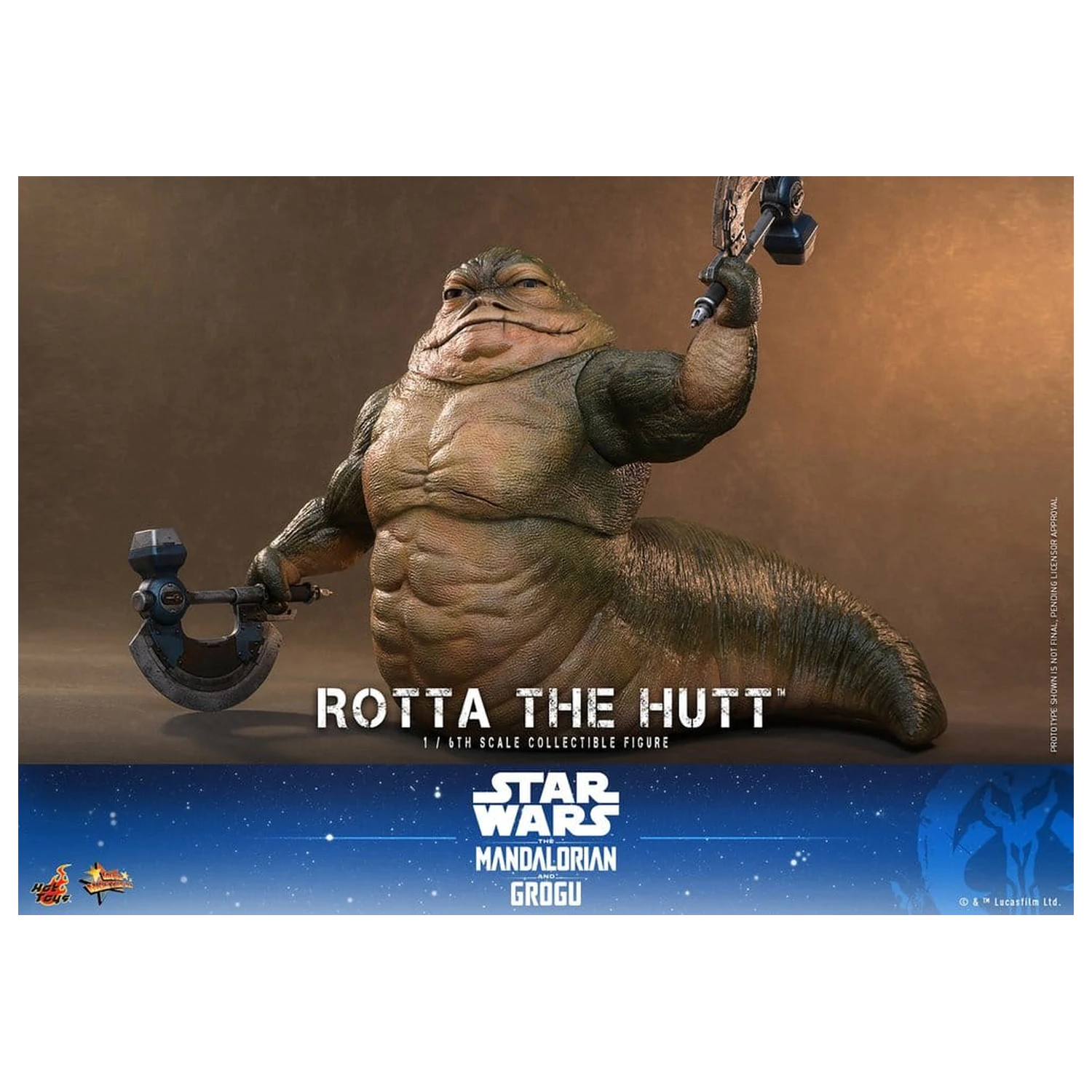 Star Wars Movie Masterpiece Akční figurka 1/6 Rotta The Hutt 32 cm fotografii produktu