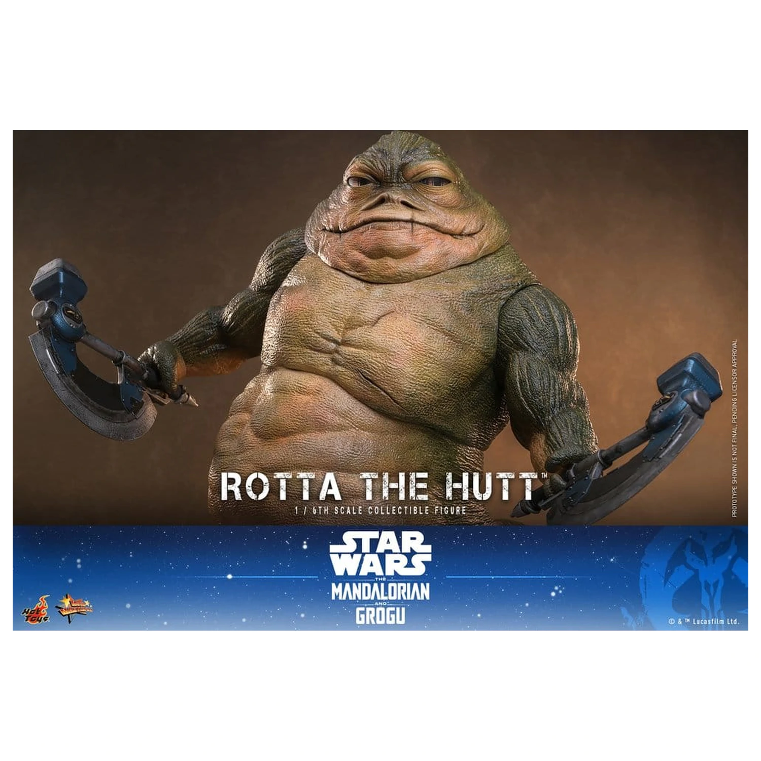 Star Wars Movie Masterpiece Akční figurka 1/6 Rotta The Hutt 32 cm fotografii produktu