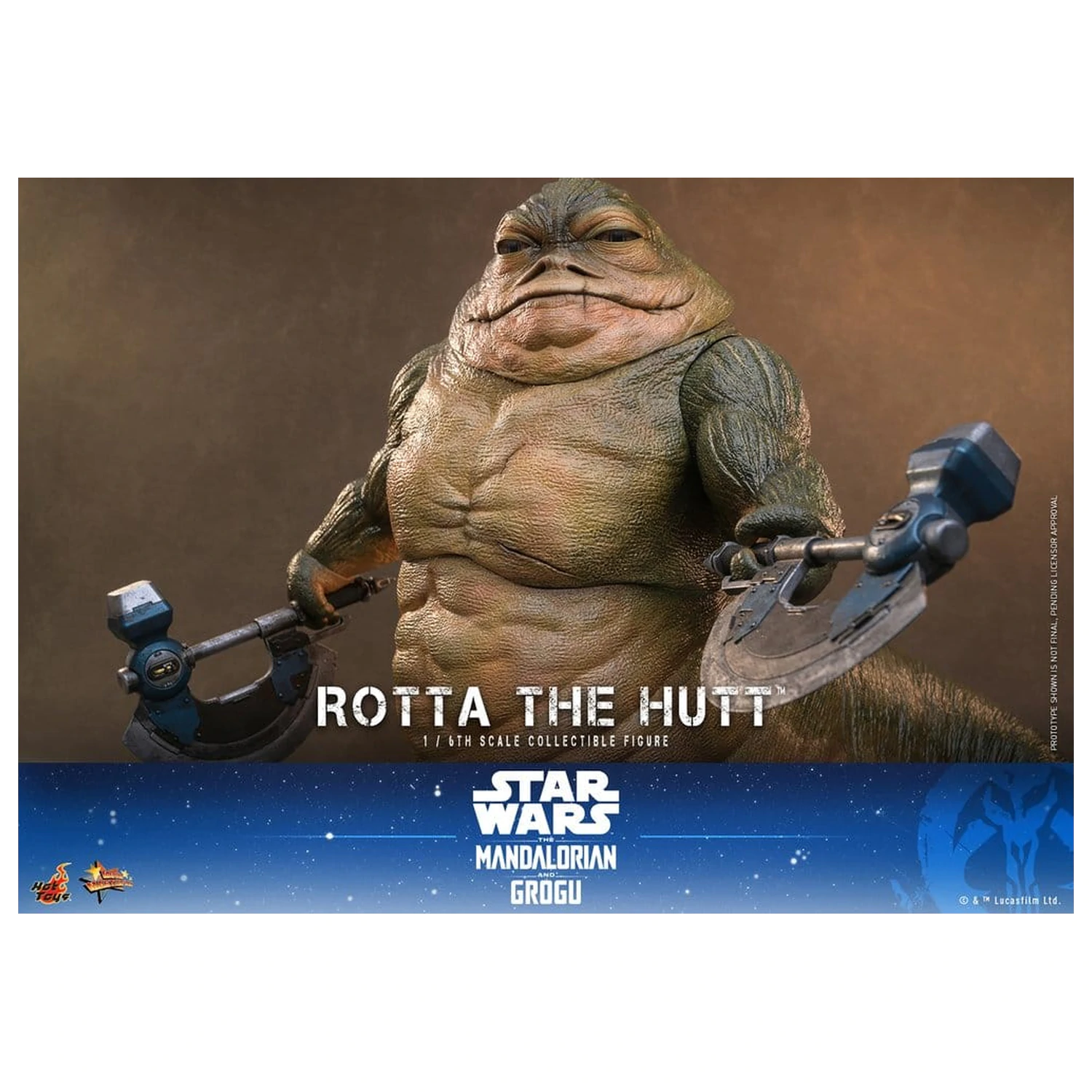 Star Wars Movie Masterpiece Akční figurka 1/6 Rotta The Hutt 32 cm fotografii produktu