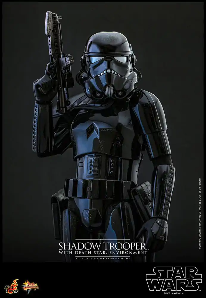 Star Wars filmové mistrovské akční figurka 1/6 Shadow Trooper s prostředím Hvězdy smrti 30 cm fotografii produktu