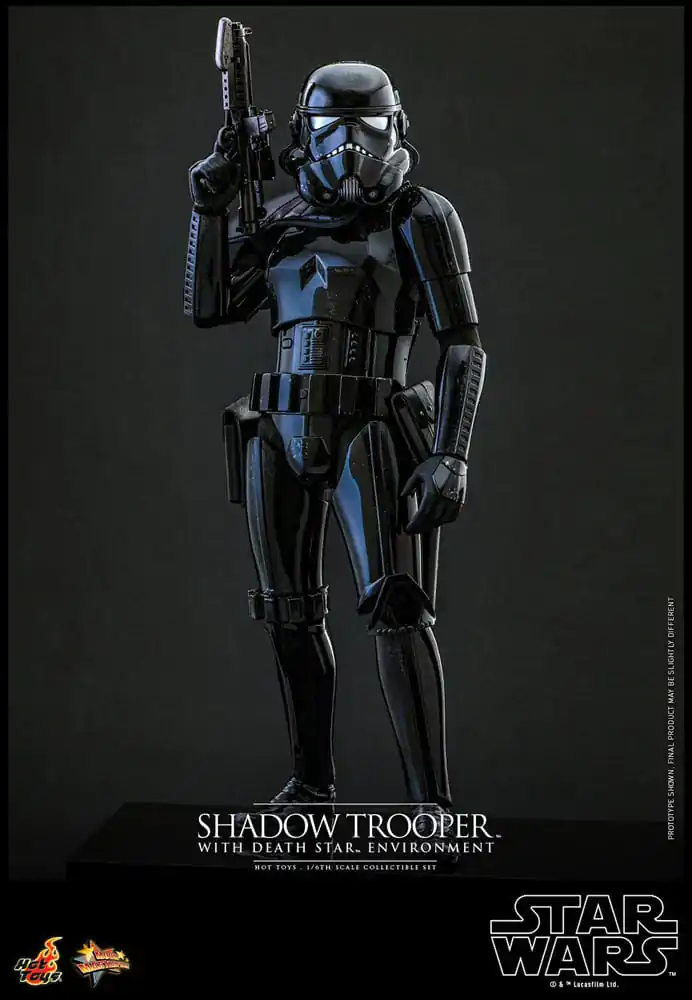 Star Wars filmové mistrovské akční figurka 1/6 Shadow Trooper s prostředím Hvězdy smrti 30 cm fotografii produktu