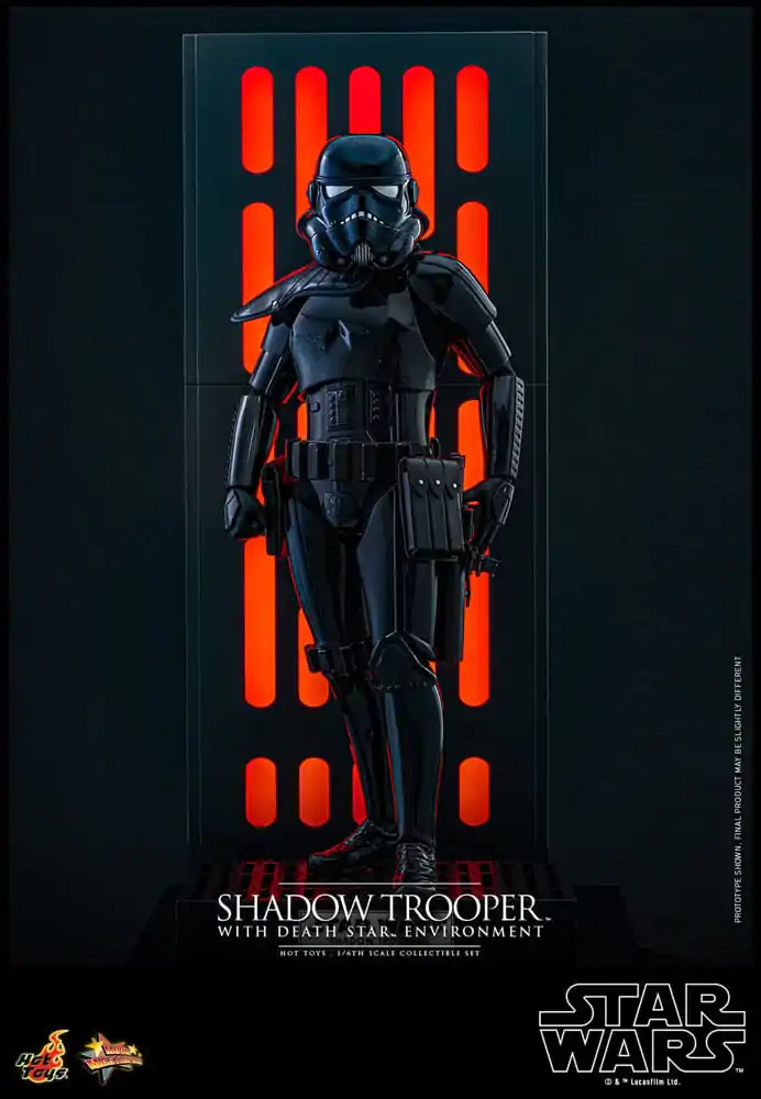 Star Wars filmové mistrovské akční figurka 1/6 Shadow Trooper s prostředím Hvězdy smrti 30 cm fotografii produktu