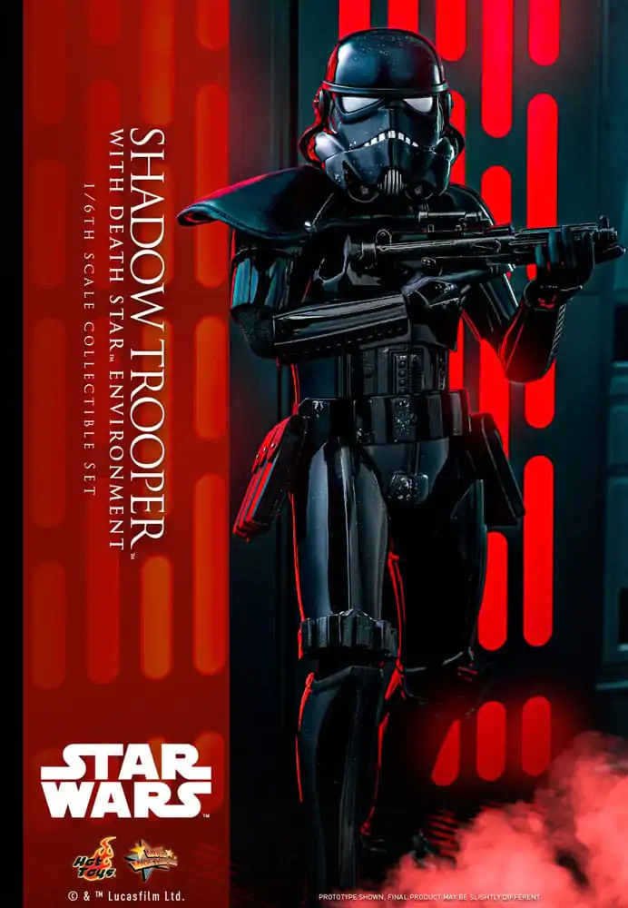 Star Wars filmové mistrovské akční figurka 1/6 Shadow Trooper s prostředím Hvězdy smrti 30 cm fotografii produktu