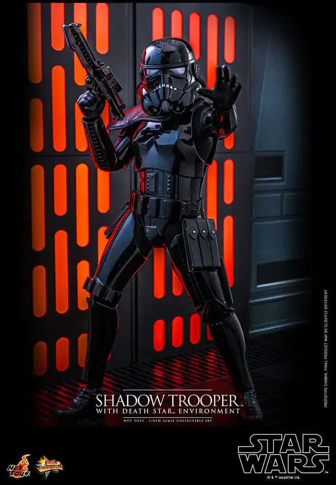 Star Wars filmové mistrovské akční figurka 1/6 Shadow Trooper s prostředím Hvězdy smrti 30 cm fotografii produktu