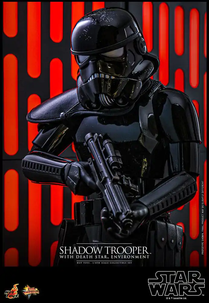 Star Wars filmové mistrovské akční figurka 1/6 Shadow Trooper s prostředím Hvězdy smrti 30 cm fotografii produktu