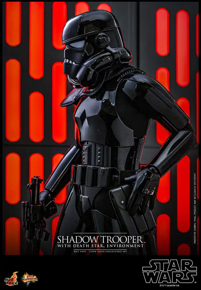 Star Wars filmové mistrovské akční figurka 1/6 Shadow Trooper s prostředím Hvězdy smrti 30 cm fotografii produktu