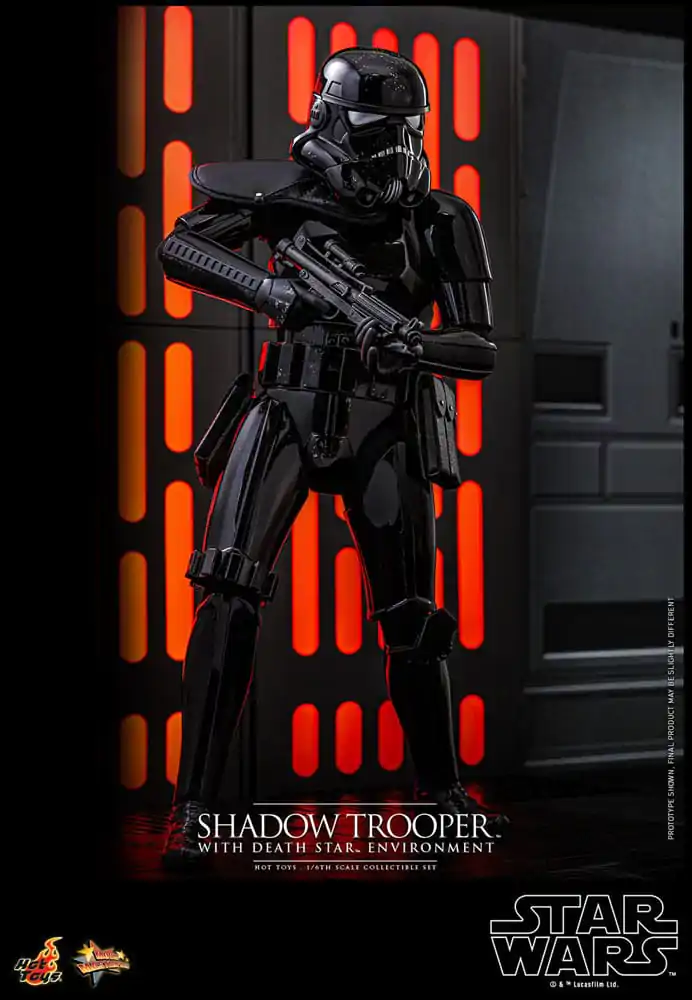 Star Wars filmové mistrovské akční figurka 1/6 Shadow Trooper s prostředím Hvězdy smrti 30 cm fotografii produktu