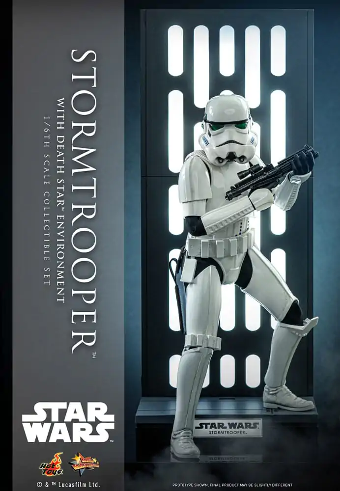 Star Wars Sběratelská Akční Figurka 1/6 Stormtrooper s Prostředím Hvězdy Smrti 30 cm fotografii produktu