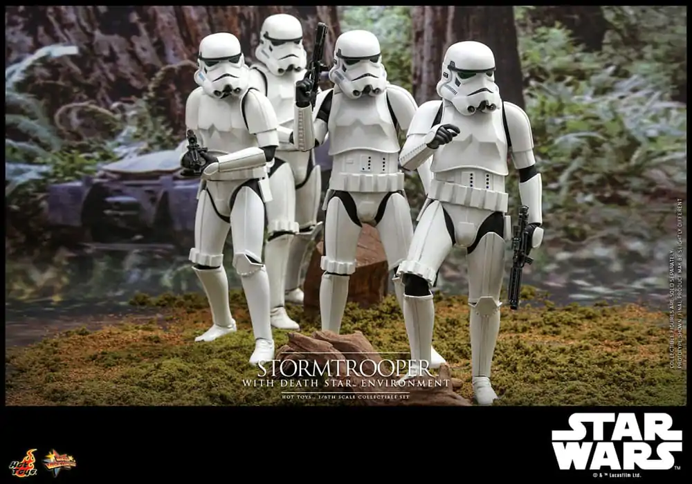 Star Wars Sběratelská Akční Figurka 1/6 Stormtrooper s Prostředím Hvězdy Smrti 30 cm fotografii produktu