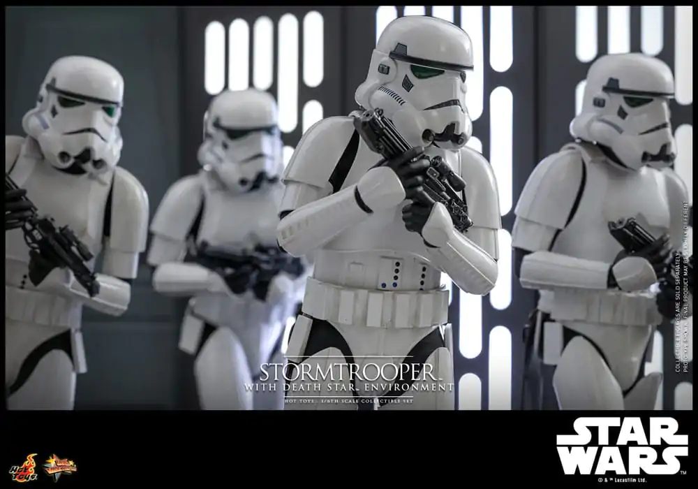 Star Wars Sběratelská Akční Figurka 1/6 Stormtrooper s Prostředím Hvězdy Smrti 30 cm fotografii produktu