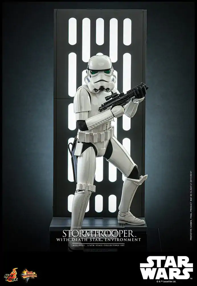 Star Wars Sběratelská Akční Figurka 1/6 Stormtrooper s Prostředím Hvězdy Smrti 30 cm fotografii produktu