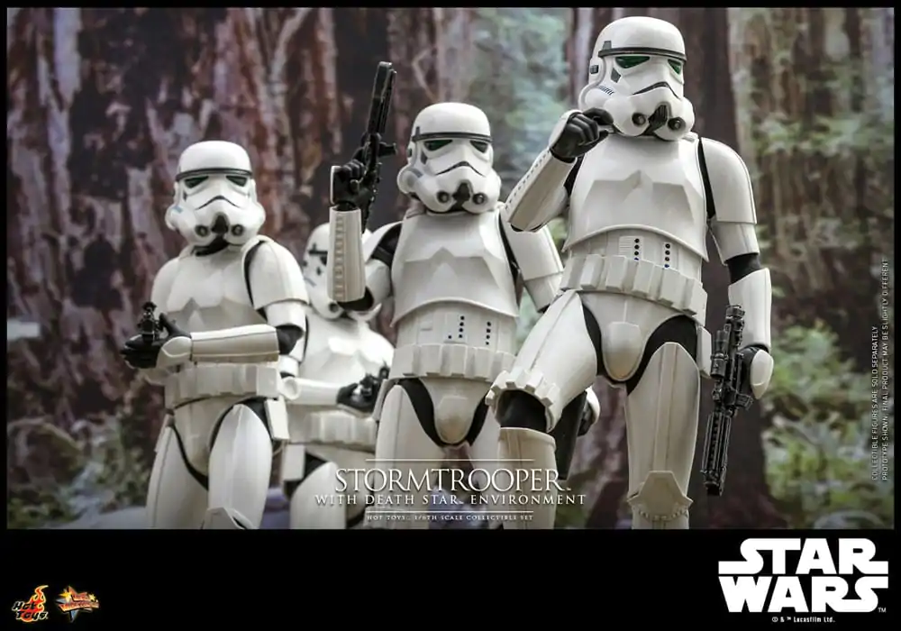 Star Wars Sběratelská Akční Figurka 1/6 Stormtrooper s Prostředím Hvězdy Smrti 30 cm fotografii produktu