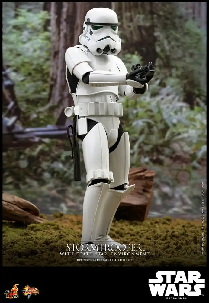 Star Wars Sběratelská Akční Figurka 1/6 Stormtrooper s Prostředím Hvězdy Smrti 30 cm fotografii produktu