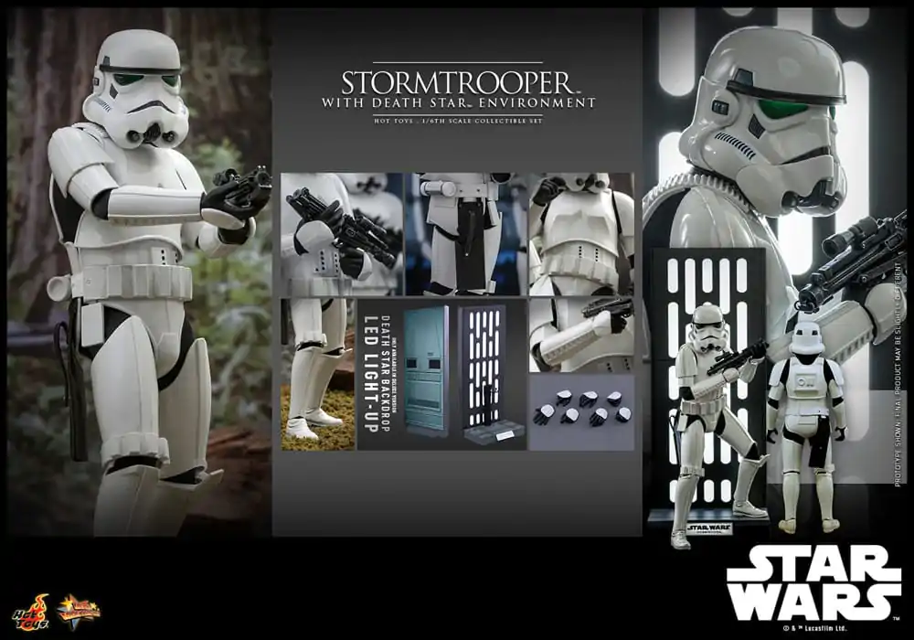 Star Wars Sběratelská Akční Figurka 1/6 Stormtrooper s Prostředím Hvězdy Smrti 30 cm fotografii produktu