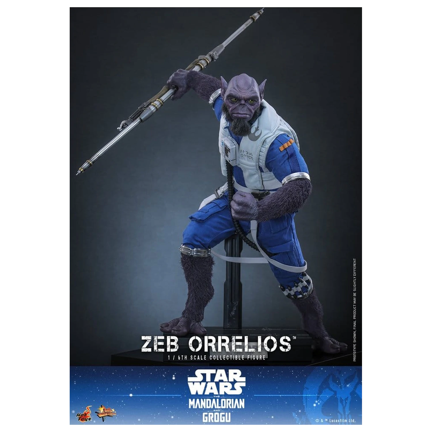 Star Wars Movie Masterpiece Akční figurka 1/6 Zeb Orrelios 33 cm fotografii produktu