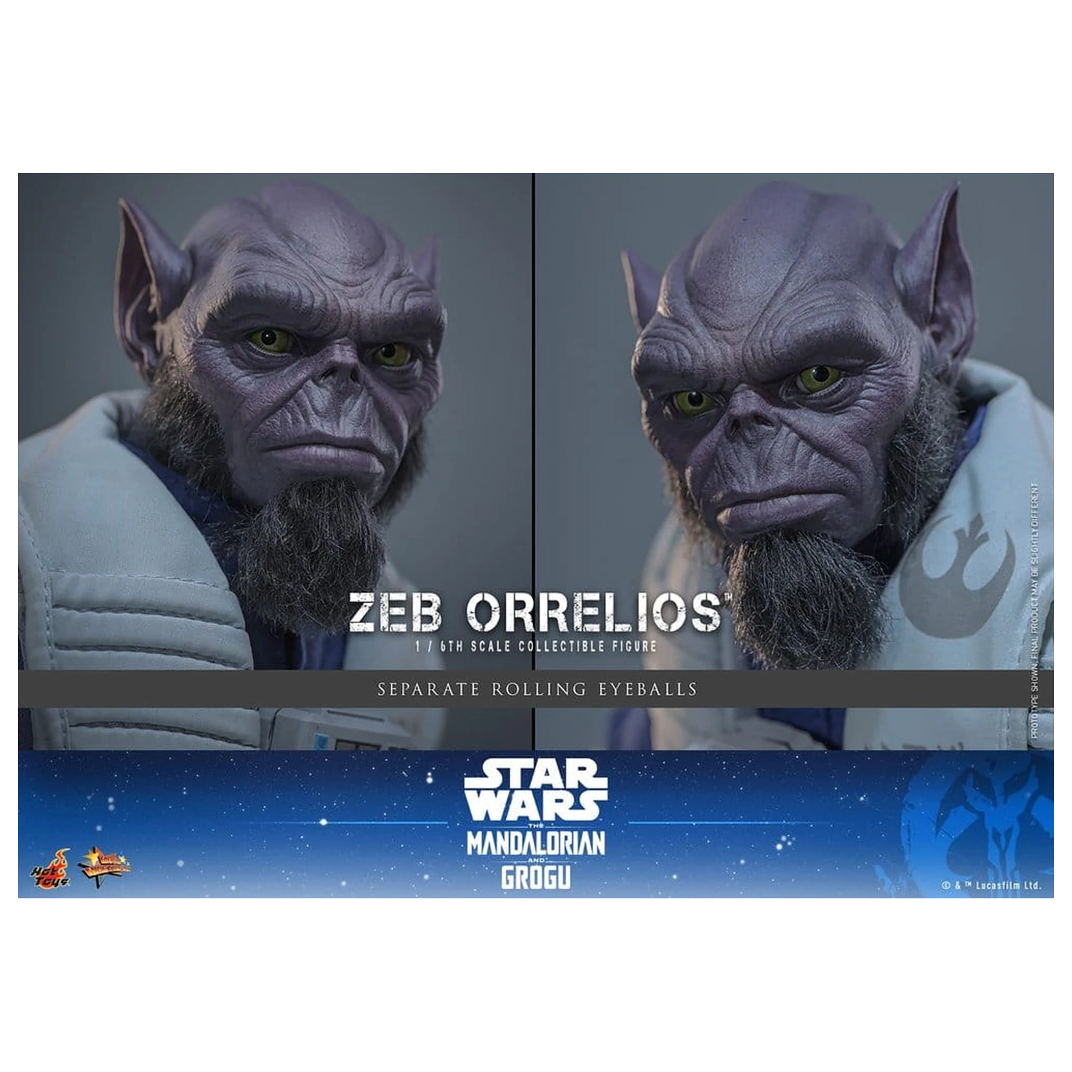 Star Wars Movie Masterpiece Akční figurka 1/6 Zeb Orrelios 33 cm fotografii produktu