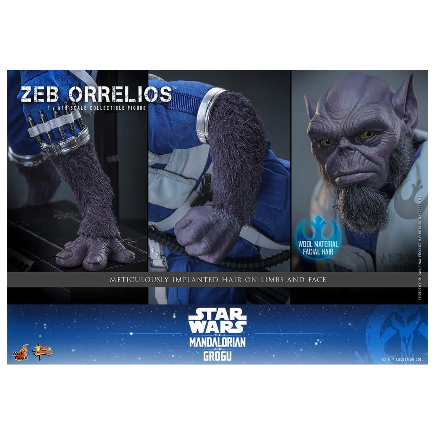 Star Wars Movie Masterpiece Akční figurka 1/6 Zeb Orrelios 33 cm fotografii produktu