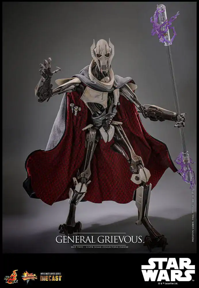 Star Wars Movie Masterpiece Diecast Akční figurka 1/6 General Grievous 42 cm fotografii produktu