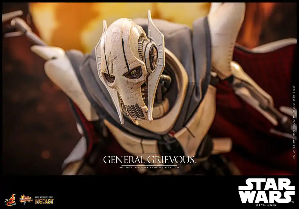 Star Wars Movie Masterpiece Diecast Akční figurka 1/6 General Grievous 42 cm fotografii produktu