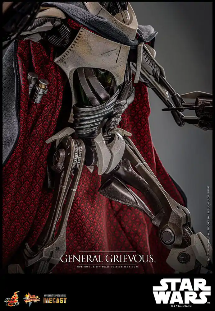 Star Wars Movie Masterpiece Diecast Akční figurka 1/6 General Grievous 42 cm fotografii produktu