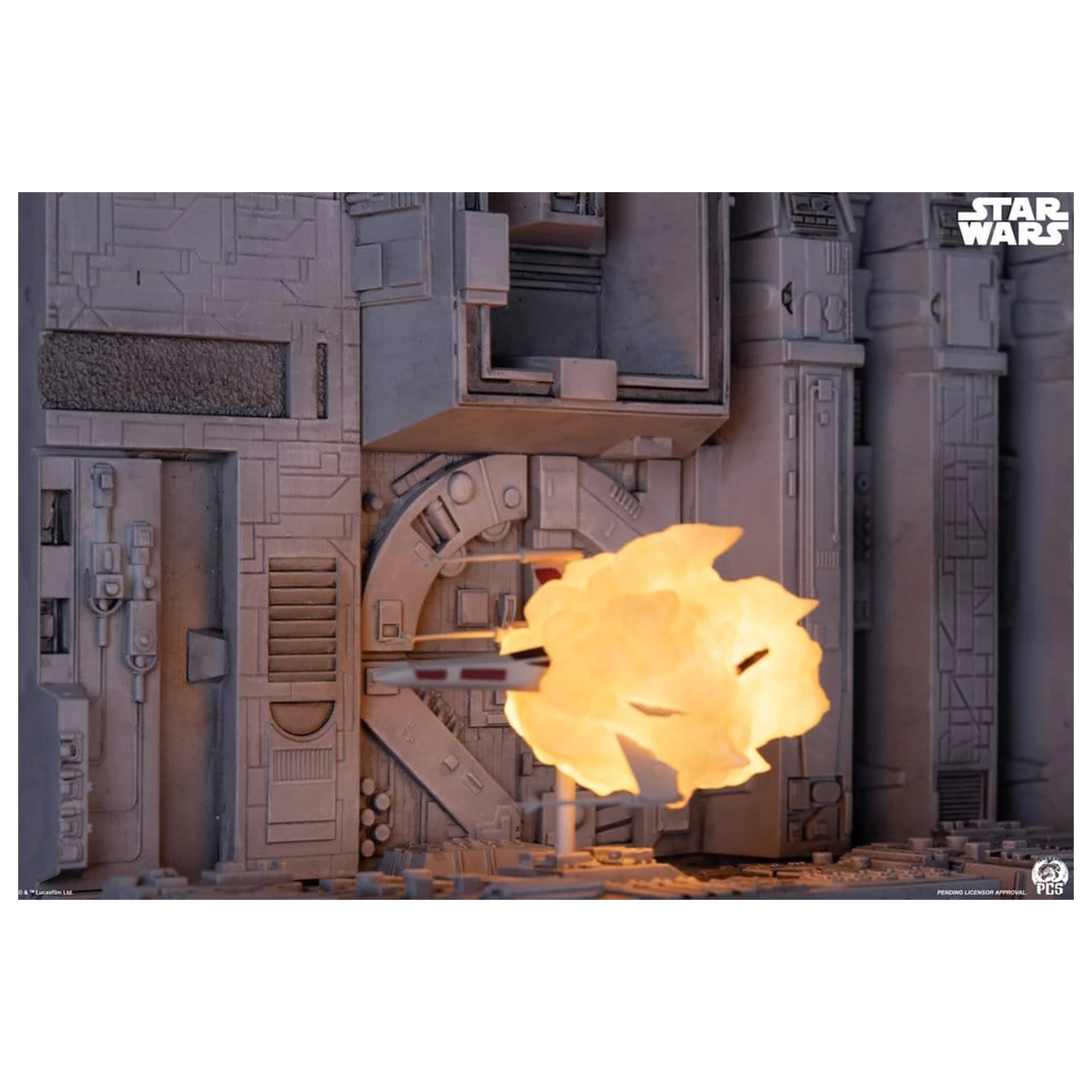 Star Wars Movie Moments miniaturní diorama Trench Run 23 cm fotografii produktu