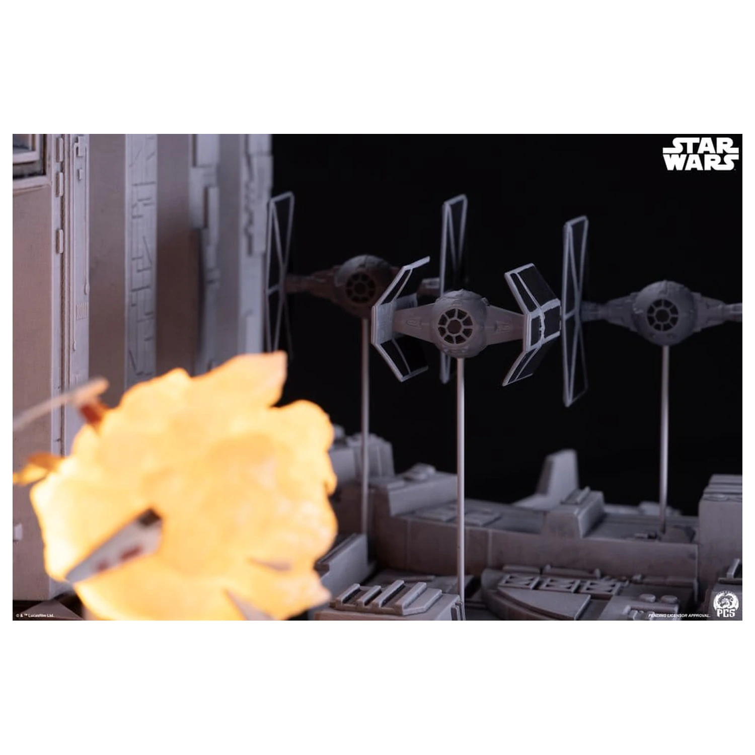 Star Wars Movie Moments miniaturní diorama Trench Run 23 cm fotografii produktu