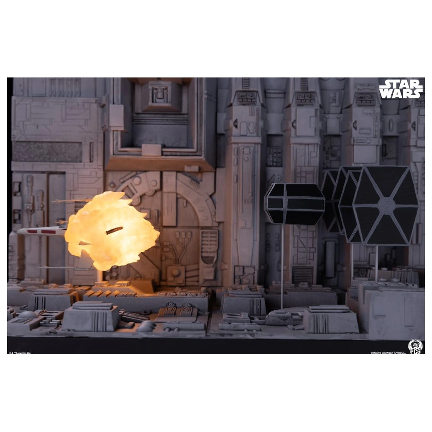 Star Wars Movie Moments miniaturní diorama Trench Run 23 cm fotografii produktu
